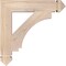 Ekena Millwork Imperial Arts & Crafts Smooth Bracket, Douglas Fir, 3 1/2"W x 20"D x 20"H BKT04X20X20IMP03SDF - alternate 3
